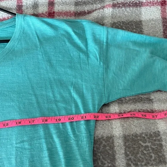 Talbots Light Blue Cotton Top Tee Size Large NWOT - Picture 5 of 7